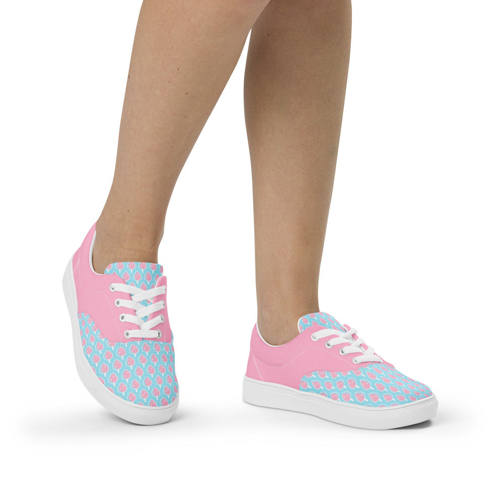 Cotton Candy Womens Canvas Sneakers - https://ascensionemporium.net